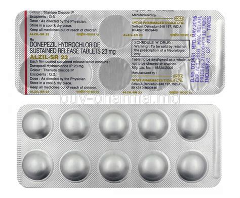 Buy Alzil Donepezil 10 S Tablet Best Price Online