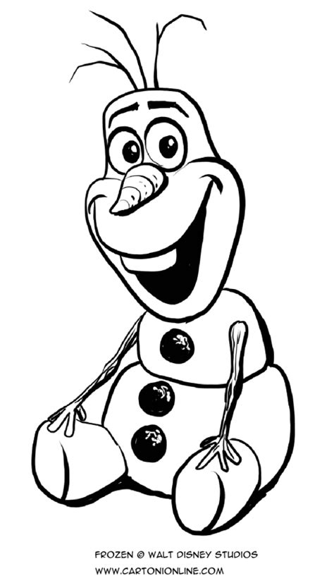 Desenho De Olaf O Boneco De Neve Para Colorir Images And Photos Finder