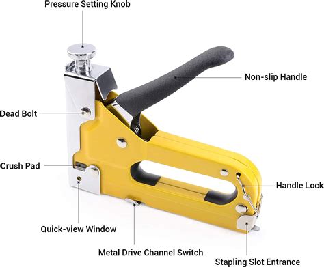 Alat Staples Tembak Jok Kulit Motor Stapler Gun Hekter Gun Gun