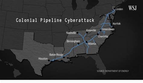 Colonial Pipeline System Map