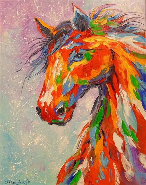 Fire horse Painting by Olha Darchuk - Pixels