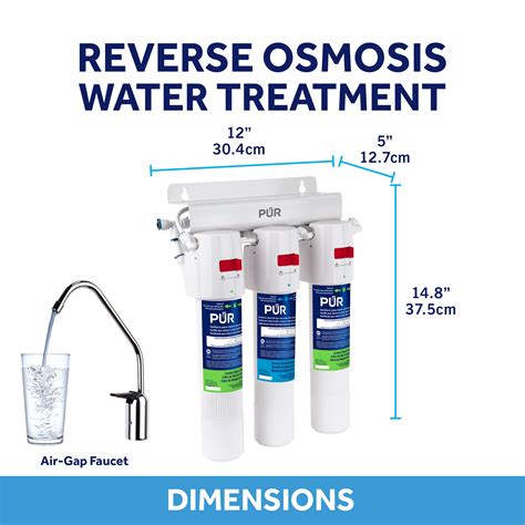 Pur 3 Stage Under Sink Quick Connect Reverse Osmosis Water Filtration System