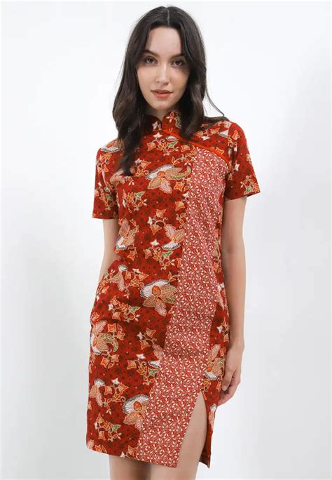 Beli Batik Premium Dress Rui Rianty Batik Promo Gratis Ongkir