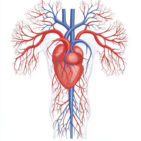 Human Cardiovascular System Illustration Anatomy And Function 2