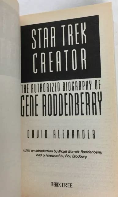 Star Trek Creator Biographie Autoris E De Gene Roddenberry Livre