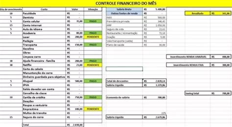 Planilha Excell Vba Controle Financeiro Mercadolivre