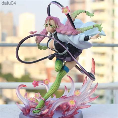 Demon Slayer Kanroji Mitsuri Pvc Action Figure Kimetsu No Yaiba Sexy Girls Figurine 21cm From