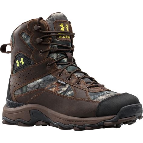 Under Armour Mens Speed Freek Bozeman 600 Hunting Boots Dark Brown