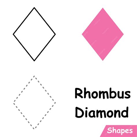 premium vector set  diamonds rhombus ready    education