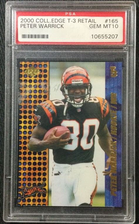 Collectors Edge T Retail Peter Warrick Cincinnati Bengals