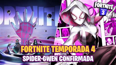 Fortnite Temporada 4 Spider Gwen Confirmada Con Un Teaser Meristation