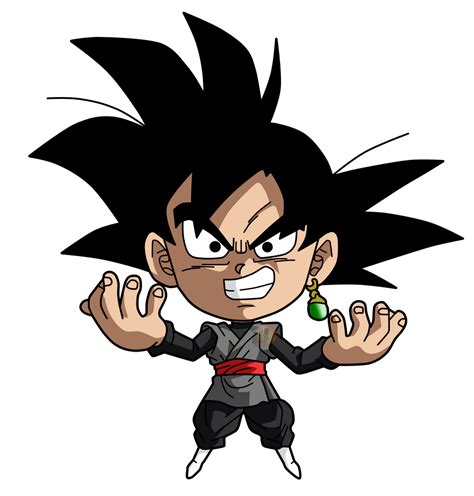 Black Goku Chibi Facudibuja By Facudibuja On Deviantart