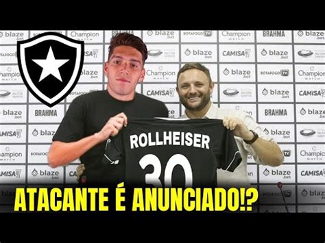 ACERTOU AGORA NOVO ATACANTE ANUNCIADO NO BOTAFOGO 17 MILHÕES