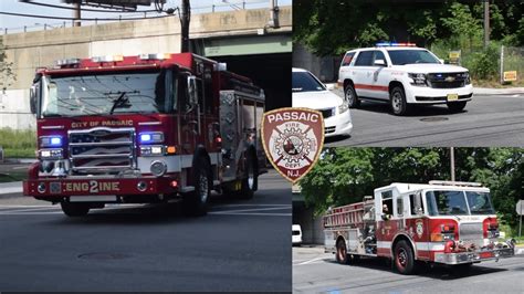 Q2B Airhorn Action Passaic Fire Department Engine 2 Engine 3 And