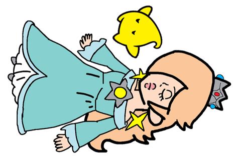 Super Mario Princess Rosalina Sleeping 2d By Joshuat1306 On Deviantart