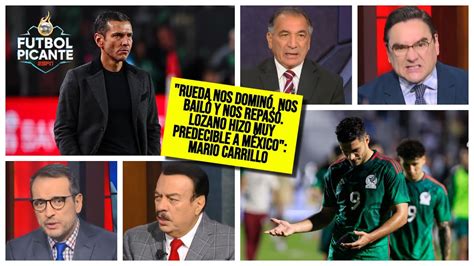 Sin Piedad Mario Carrillo Culpa A Jaime Lozano Por Derrota De MÉxico