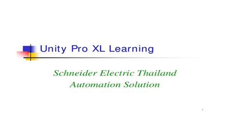 (Download PDF) Unity Pro Xl Learning