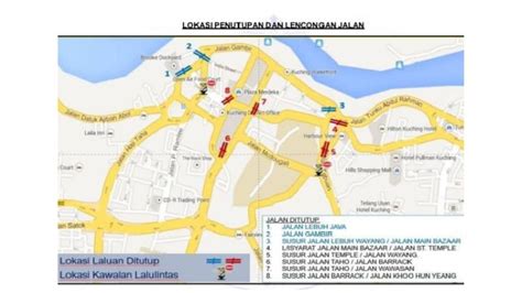 Jalan Sekitar Kuching Ditutup Sempena Sambutan Countdown 2024 Malam Ini