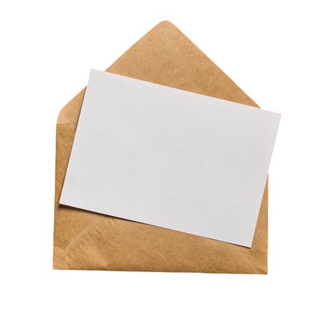 Envelope With Card 13720916 Png