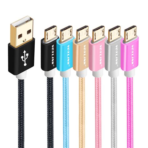 Original 5V 2A Micro USB Cable VOXLINK USB Charger Cable For Samsung