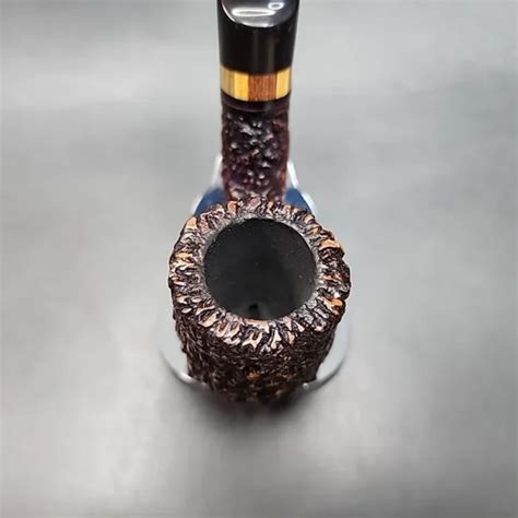 Brebbia Rocciata Rusticated Oom Paul Estate Briar Pipe Sold Out