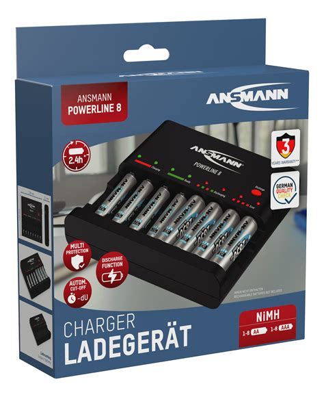 Ansmann Powerline F R Aa Aaa Akkus Und Usb Ladebuchse