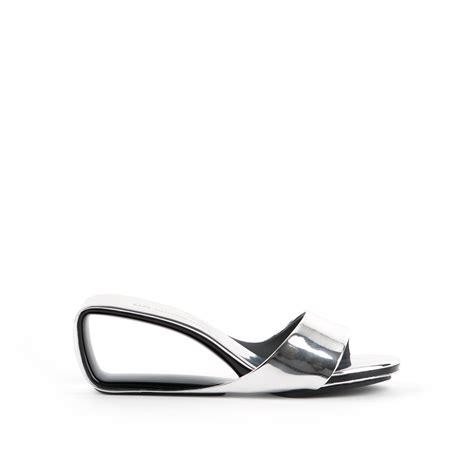 Mobius Mid Mirror Silver Sandals United Nude Vienna LEONESSA S