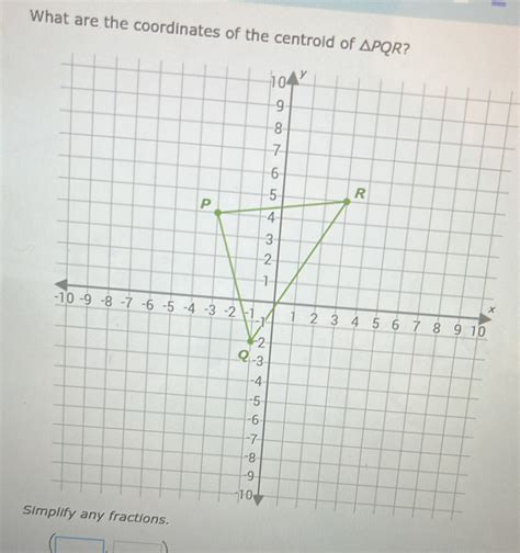 Solved What Are The Coordinates Of The Centroid Of S Math