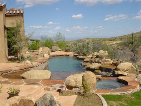 Flagstone – Boulder Pool - Luxury Pools Scottsdale Arizona