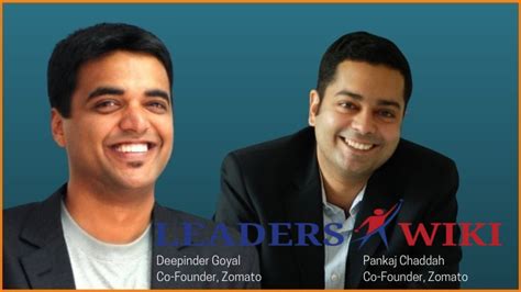 Zomatos Founders Deepinder Goyal And Pankaj Chaddah A Recipe For