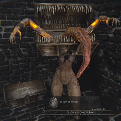 Rule 34 Chest Dark Souls Dark Souls 2 Female Mimic Mimic Dark Souls Mimic Chest Tongue 6655255