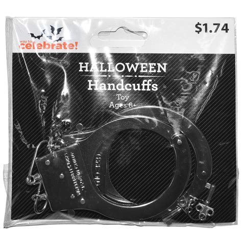 Kids Toy Metal Handcuffs Halloween Costume Accessory Way To Celebrate