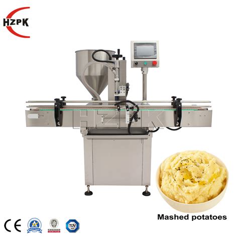 Hzpk Automatic Edible Oil Sauce Peanut Butter Rotor Pump Filling