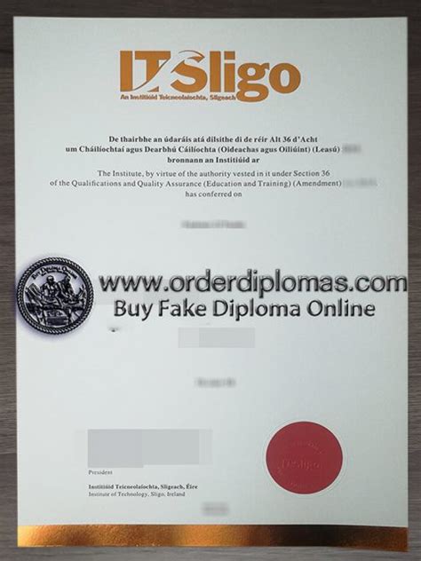 Buy fake Institute-of-Technology-Sligo diploma online.