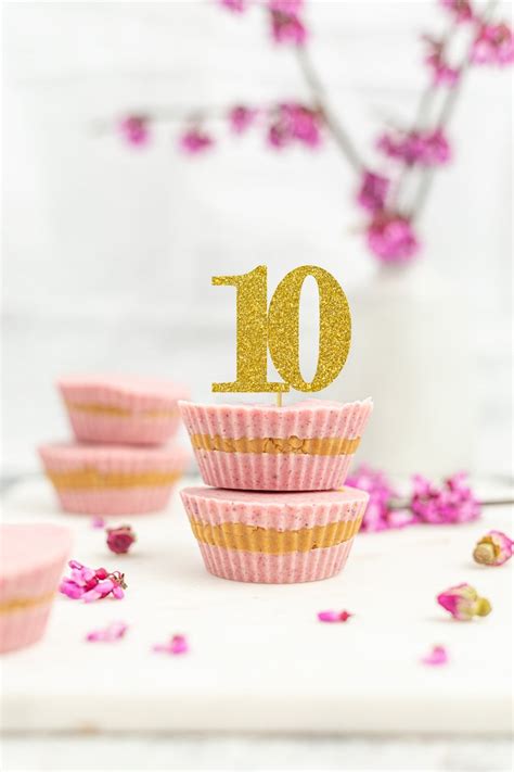 Any Number 10th Birthday Cupcake Toppers 2 Inches Tall Etsy