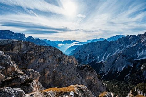 Dolomiten Drei Zinnen Von Lavaredo Italienische Dolomiten Mit Den