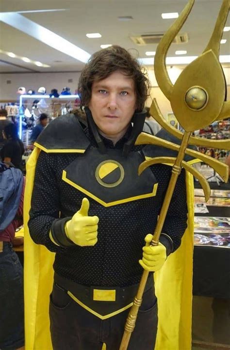 Argentine President Javier Milei Dressed As His Superhero Alter Ego