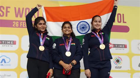 India Finishes At The Top In 2022 ISSF World Cup