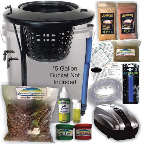 Deep Water Culture Hydroponic Bucket Kit 5 Gallon