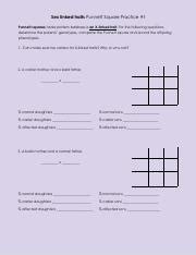 Sex Linked Traits Punnett Square Practice 1 Pdf Sex Linked Traits