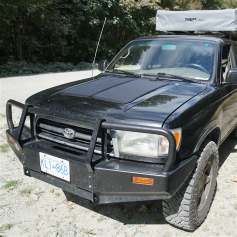 Toyota 4runner 3rd Gen 1996 2002 Vss System™ 80 Watt Hood Solar Panel Twin 40 Watt System