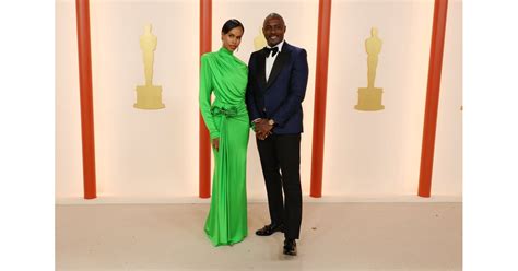 Idris Elba And Sabrina Dhowre At The 2023 Oscars Celebrity Couples At