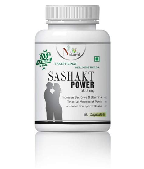 Natural Sashakt Power Increase Male Power Capsule 60 No S Pack Of 1 Buy Natural Sashakt Power