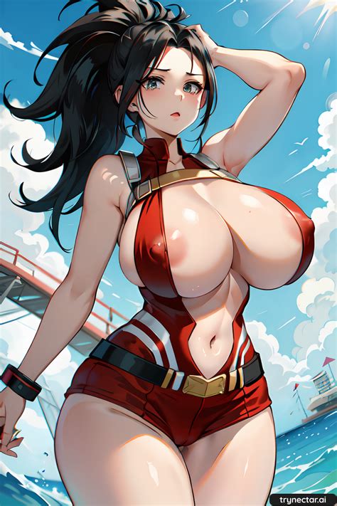 Hentai Busty Ai Ai Generated Big Breasts Breasts Cleavage Hentai Momo