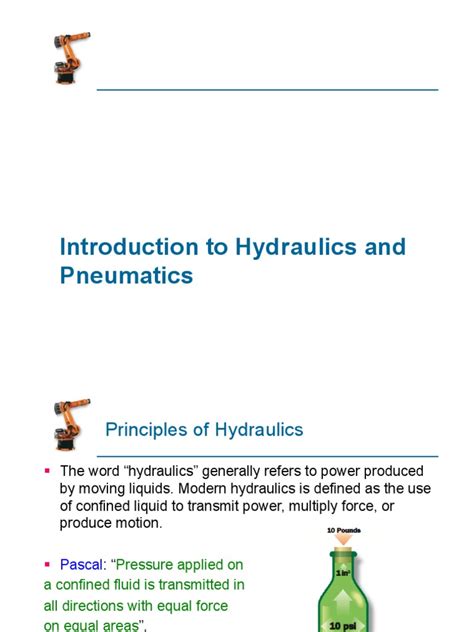 Introduction To Hydraulics and Pneumatics PDF | PDF | Valve | Hydraulics