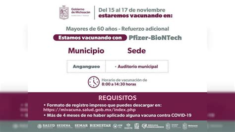 Inicia Refuerzo De Vacunaci N Contra Covid Para Personas De A Os