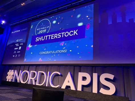 Shutterstock API Wins Best Public API of 2019 Award