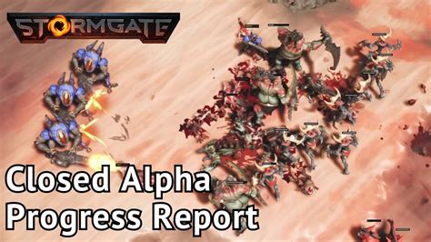 Stormgate Closed Alpha Update Gameplay And Community Tournaments