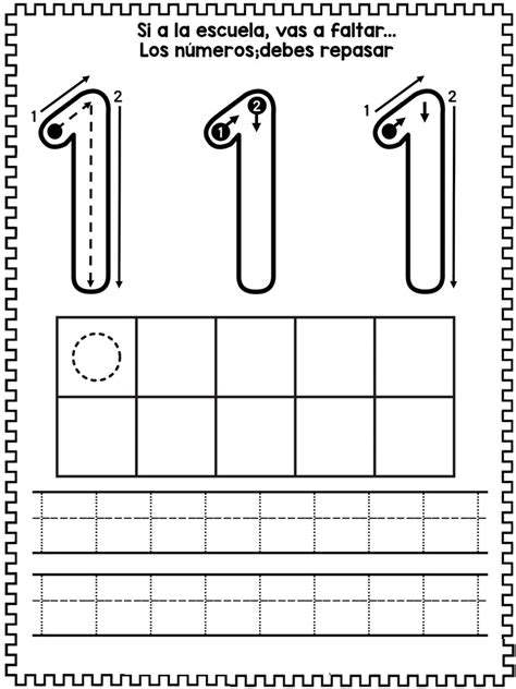 Motricidad Fina Repaso Trazo Numeros 1 A 10 1