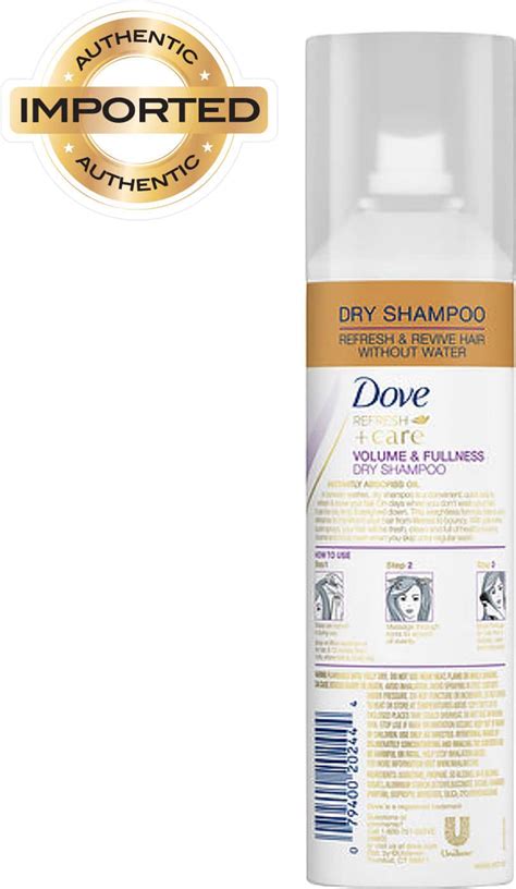 Buy Dove Volume And Fullness Dry Shampoo For Oily Scalp Lightweight Formula For Clean Hair